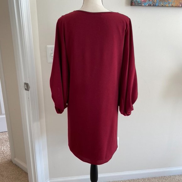 Burgandy Dress by ee:some - Picture 2 of 3
